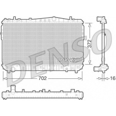 DRM08004 DENSO Радиатор, охлаждение двигателя