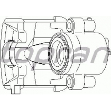 110 283 TOPRAN Тормозной суппорт