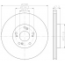 MDK0260 MINTEX Комплект тормозов, дисковый тормозной механизм