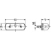 2KA 001 389-101 HELLA Фонарь освещения номерного знака; фонарь освещения