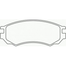 2138603 TEXTAR Комплект тормозных колодок, дисковый тормоз