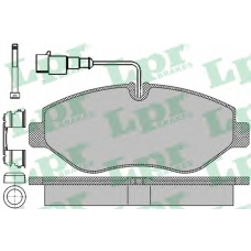 05P1669 LPR Комплект тормозных колодок, дисковый тормоз