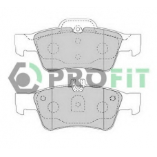 5000-1526 PROFIT Комплект тормозных колодок, дисковый тормоз
