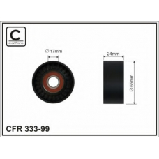 333-99 CAFFARO Натяжной ролик, поликлиновой  ремень