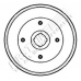 FBR782 FIRST LINE Тормозной барабан