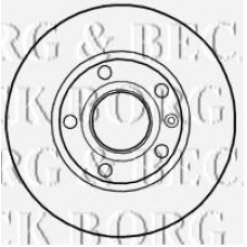 BBD4687 BORG & BECK Тормозной диск