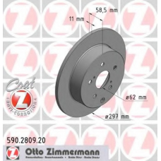 590.2809.20 ZIMMERMANN Тормозной диск