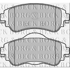 BBP2302 BORG & BECK Комплект тормозных колодок, дисковый тормоз