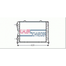 1002801 KUHLER SCHNEIDER Радиатор, охлаждение двигател