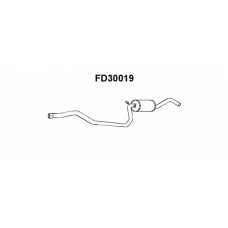 FD30019 VENEPORTE Средний глушитель выхлопных газов