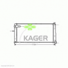 31-0162 KAGER Радиатор, охлаждение двигателя