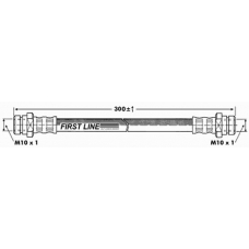 FBH6825 FIRST LINE Тормозной шланг