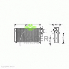 32-0096 KAGER Теплообменник, отопление салона