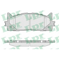 05P1593 LPR Комплект тормозных колодок, дисковый тормоз