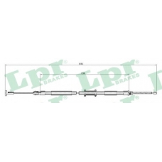 C0601B LPR Трос, стояночная тормозная система