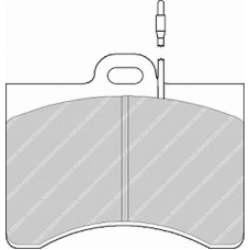 FDB126 FERODO Комплект тормозных колодок, дисковый тормоз