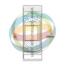 14-216033 ODM-MULTIPARTS Шарнирный комплект, приводной вал