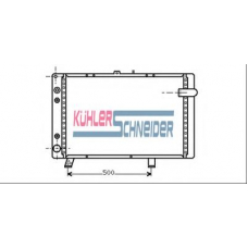 0704301 KUHLER SCHNEIDER Радиатор, охлаждение двигател