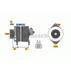 0 986 080 170 BOSCH Генератор