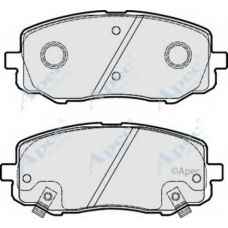 PAD1792 APEC Комплект тормозных колодок, дисковый тормоз