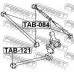 TAB-084 FEBEST Подвеска, рычаг независимой подвески колеса