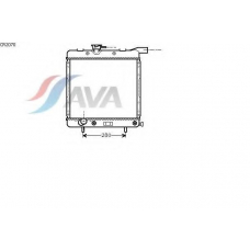 CR2070 AVA Радиатор, охлаждение двигателя
