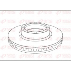 NCA1015.20 REMSA Тормозной диск