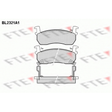 BL2321A1 FTE Комплект тормозных колодок, дисковый тормоз