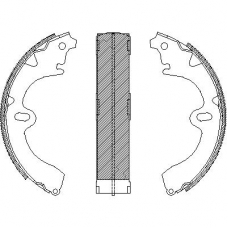 4097.00 ROADHOUSE Комплект тормозных колодок