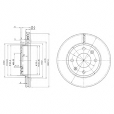 BG2292 DELPHI Тормозной диск