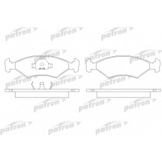 PBP206 PATRON Комплект тормозных колодок, дисковый тормоз