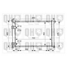 QER1979 QUINTON HAZELL Радиатор, охлаждение двигателя