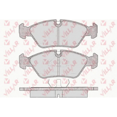 626.0237 VILLAR Комплект тормозных колодок, дисковый тормоз