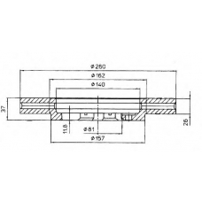 BDC4247 QUINTON HAZELL Тормозной диск