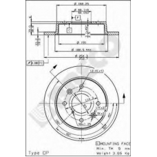 BS 7396 BRECO Тормозной диск