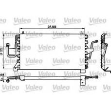 816773 VALEO Конденсатор, кондиционер