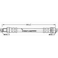 FBH6979 FIRST LINE Тормозной шланг