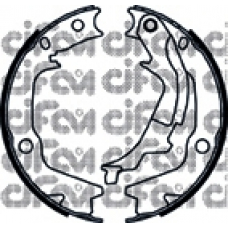 153-186K CIFAM Комплект тормозных колодок, стояночная тормозная с