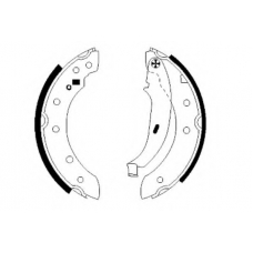 8DB 355 004-631 HELLA PAGID Комплект тормозных колодок