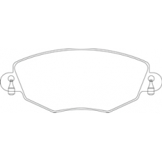 PN-0159 JNBK Колодки тормозные