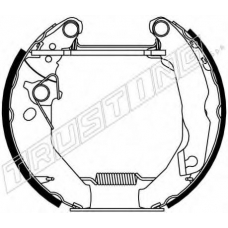 6136 TRUSTING Комплект тормозных колодок