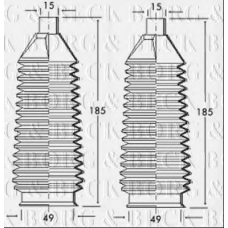 BSG3145 BORG & BECK Пыльник, рулевое управление