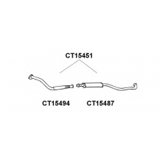 CT15451 VENEPORTE Предглушитель выхлопных газов