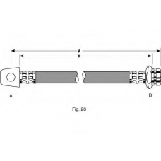 PHD115 TRW Тормозной шланг