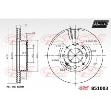 851003.6880 MAXTECH Тормозной диск