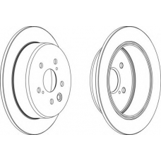 DDF1815-1 FERODO Тормозной диск