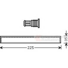 5300D417 VAN WEZEL Осушитель, кондиционер