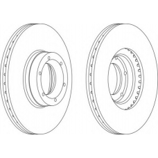 DDF1067C FERODO Тормозной диск