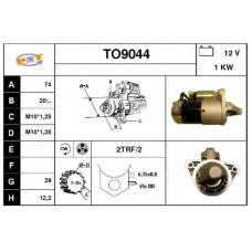 TO9044 SNRA Стартер