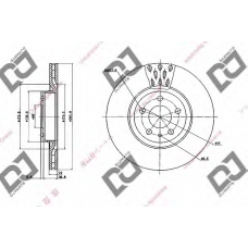 BD1879 DJ PARTS Тормозной диск